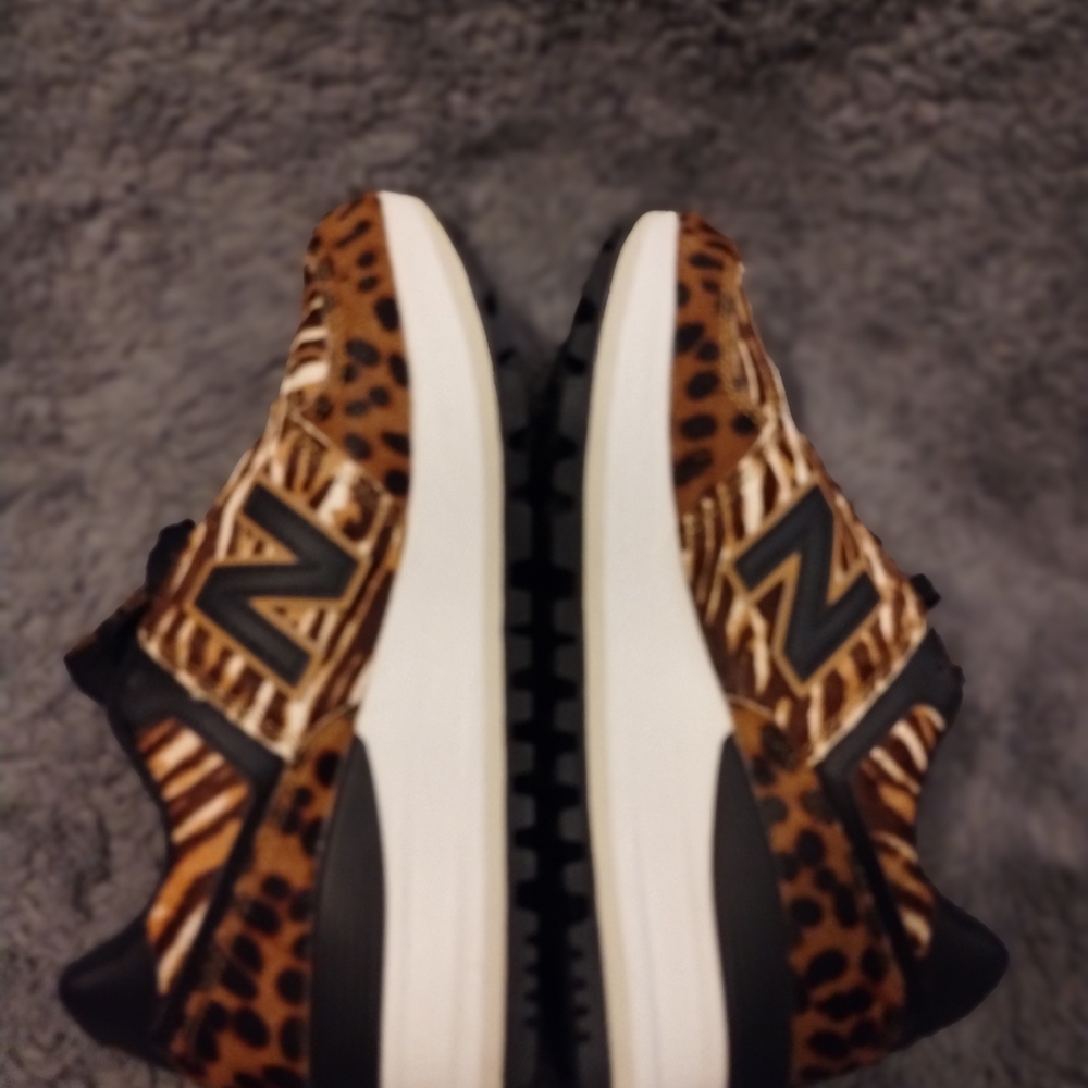 New Balance 574 Women’s Size 7 Leopard Print Sneakers NWOT - Picture 7 of 9